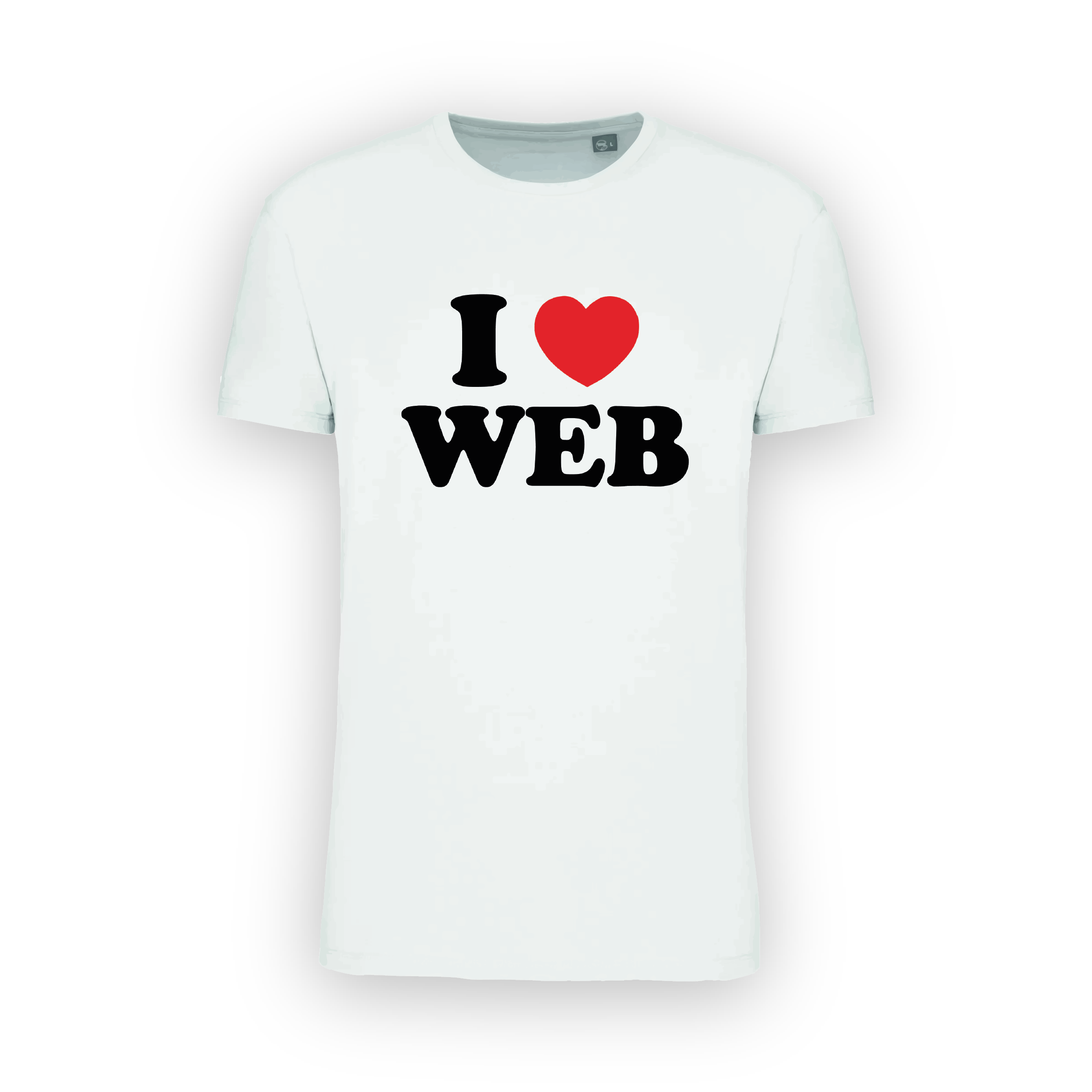 T-shirt unisexe – "I ❤️ WEB"